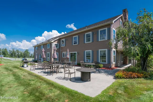 front view of a brick building
