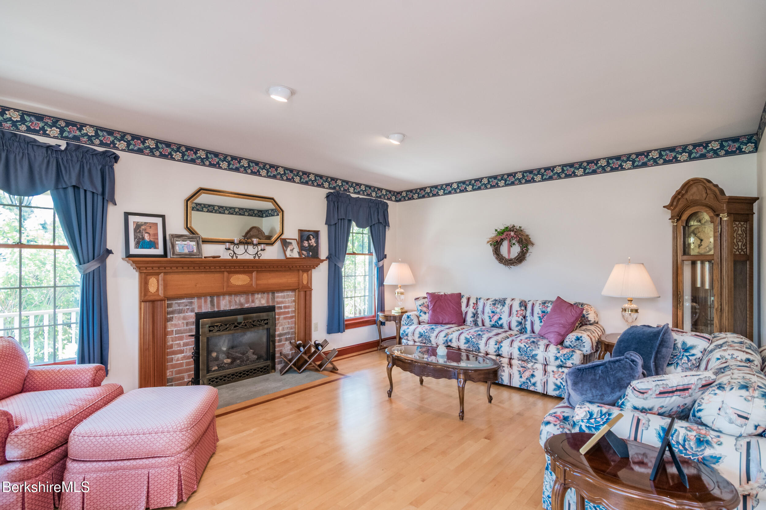 31 N Road Chesterfield, MA 01012 - Photo 17 of 50 a living room with furniture and a fireplace