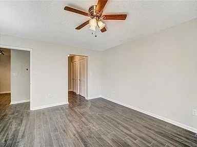 wooden floor in an empty room