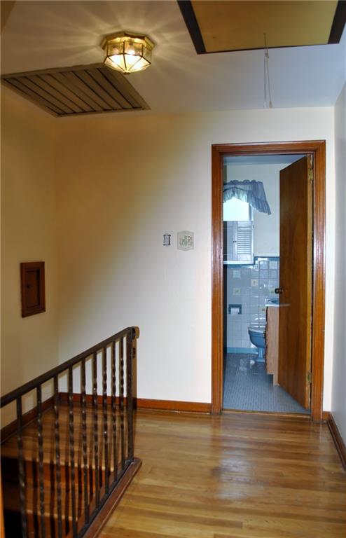 228 Bascom Avenue Pittsburgh, PA 15214 - Photo 18 of 24 2nd floor landing area with laundry chute, whole house fan, and attic access for storage.