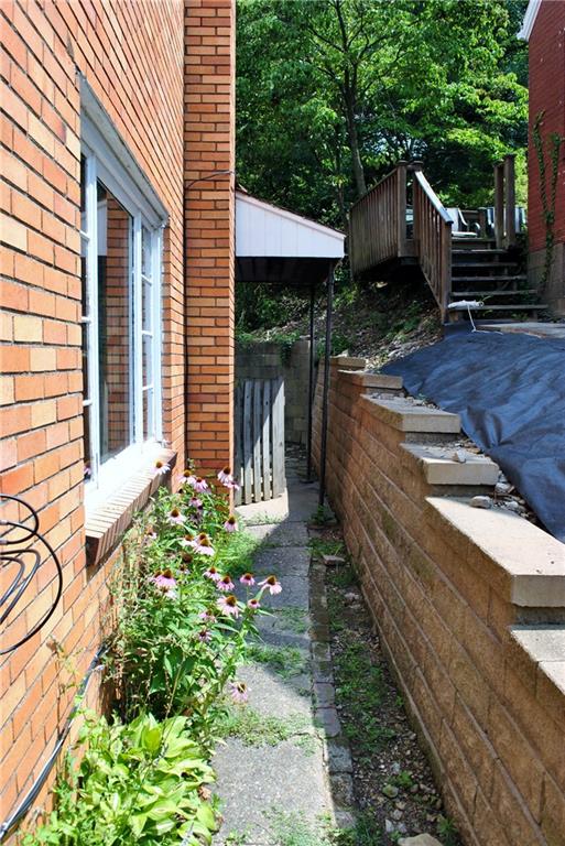 228 Bascom Avenue Pittsburgh, PA 15214 - Photo 24 of 24 Side area with new retaining wall.