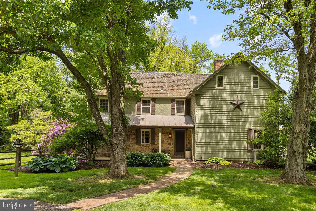 5322 Carversville Road Doylestown, PA 18902 - Photo 2 of 54 Side of home off circular driveway