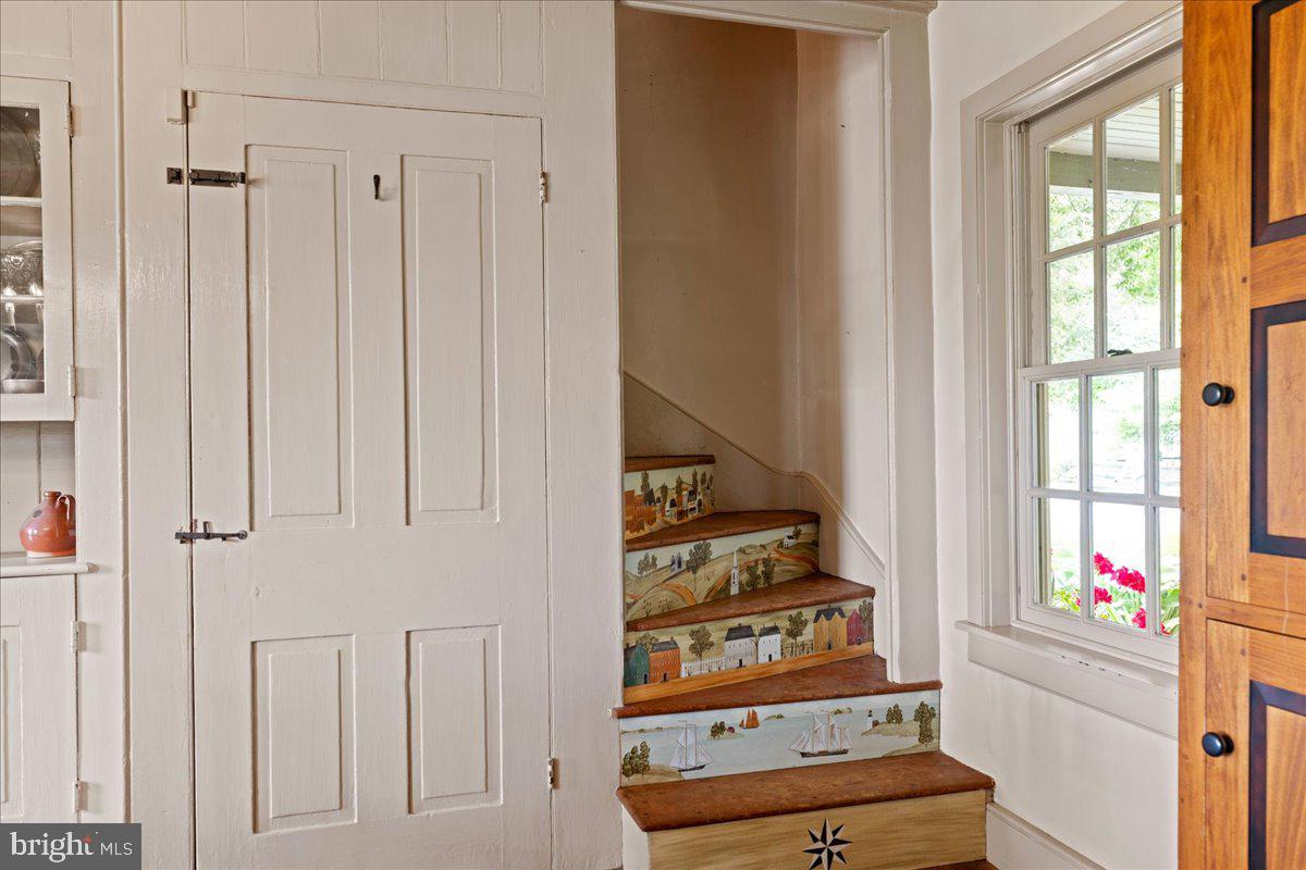 5322 Carversville Road Doylestown, PA 18902 - Photo 24 of 54 Circular staircase in dining room