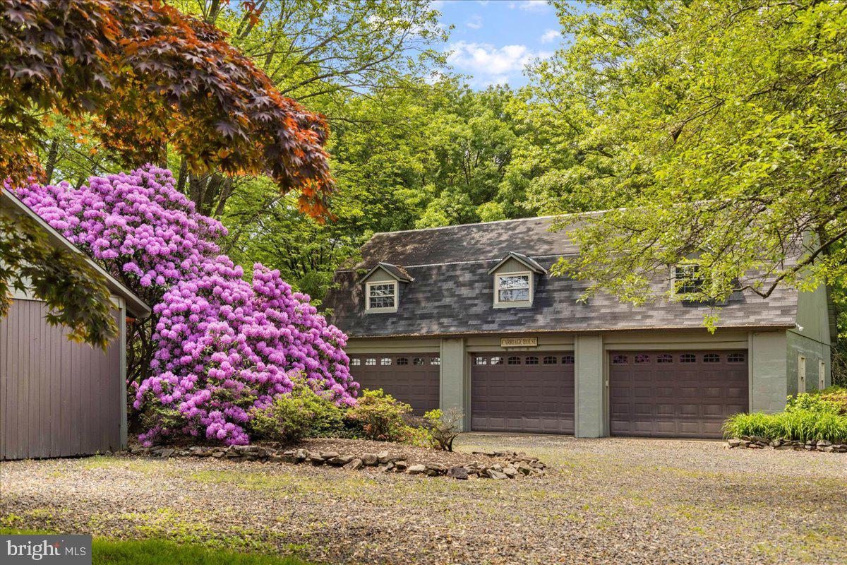 5322 Carversville Road Doylestown, PA 18902 - Photo 5 of 54 Large 3 bay garage with workshop above