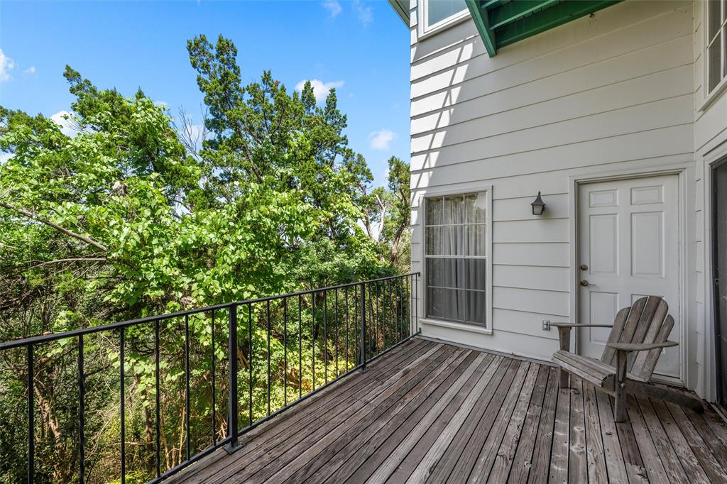 2901 Lake Shore Drive, Unit 405 Waco, TX 76708 - Photo 15 of 31 a view of balcony with wooden floor and fence