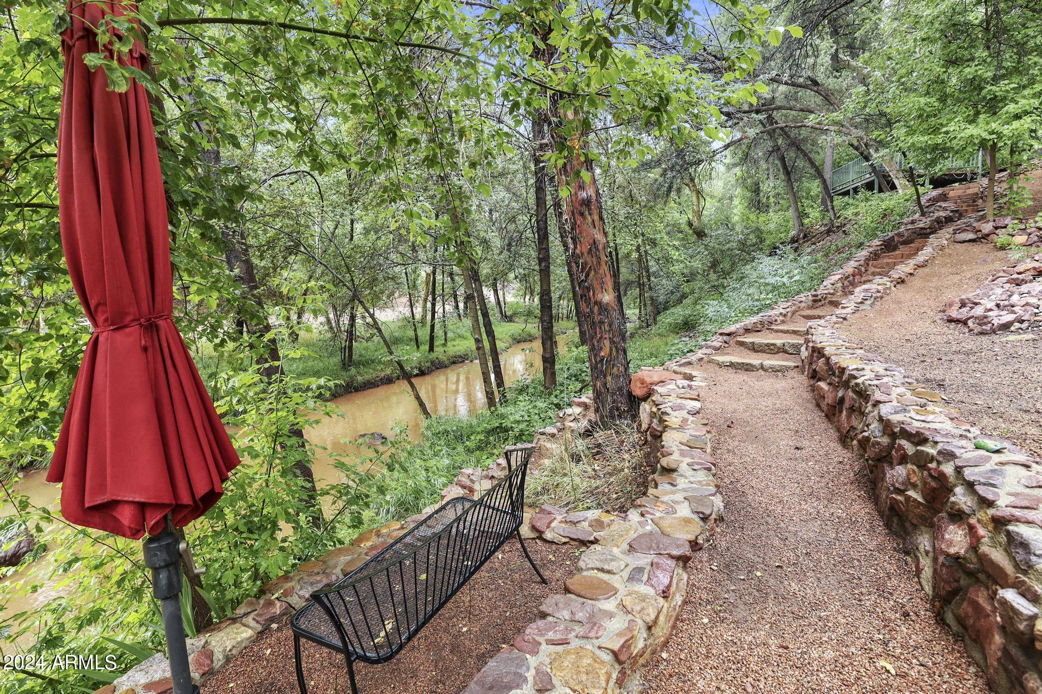 4678 Bear Flat Road Payson, AZ 85541 - Photo 70 of 76 Pathway Along Creek