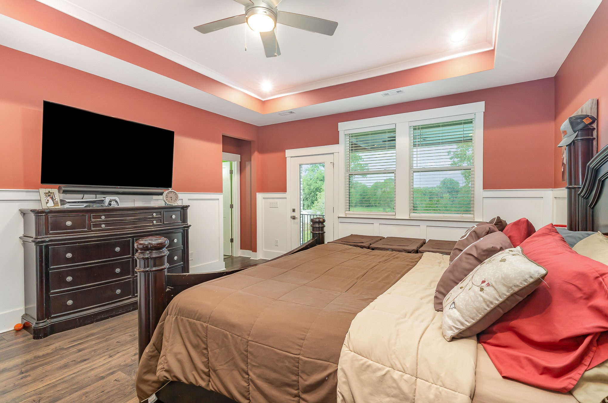515 Vesta Road Lebanon, TN 37090 - Photo 17 of 31 a bedroom with a bed and a flat screen tv