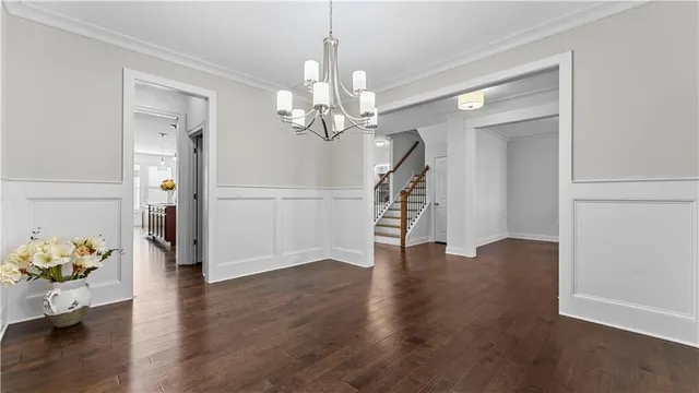 a view of fireplace with wooden floor