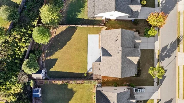 a view of a park with slide