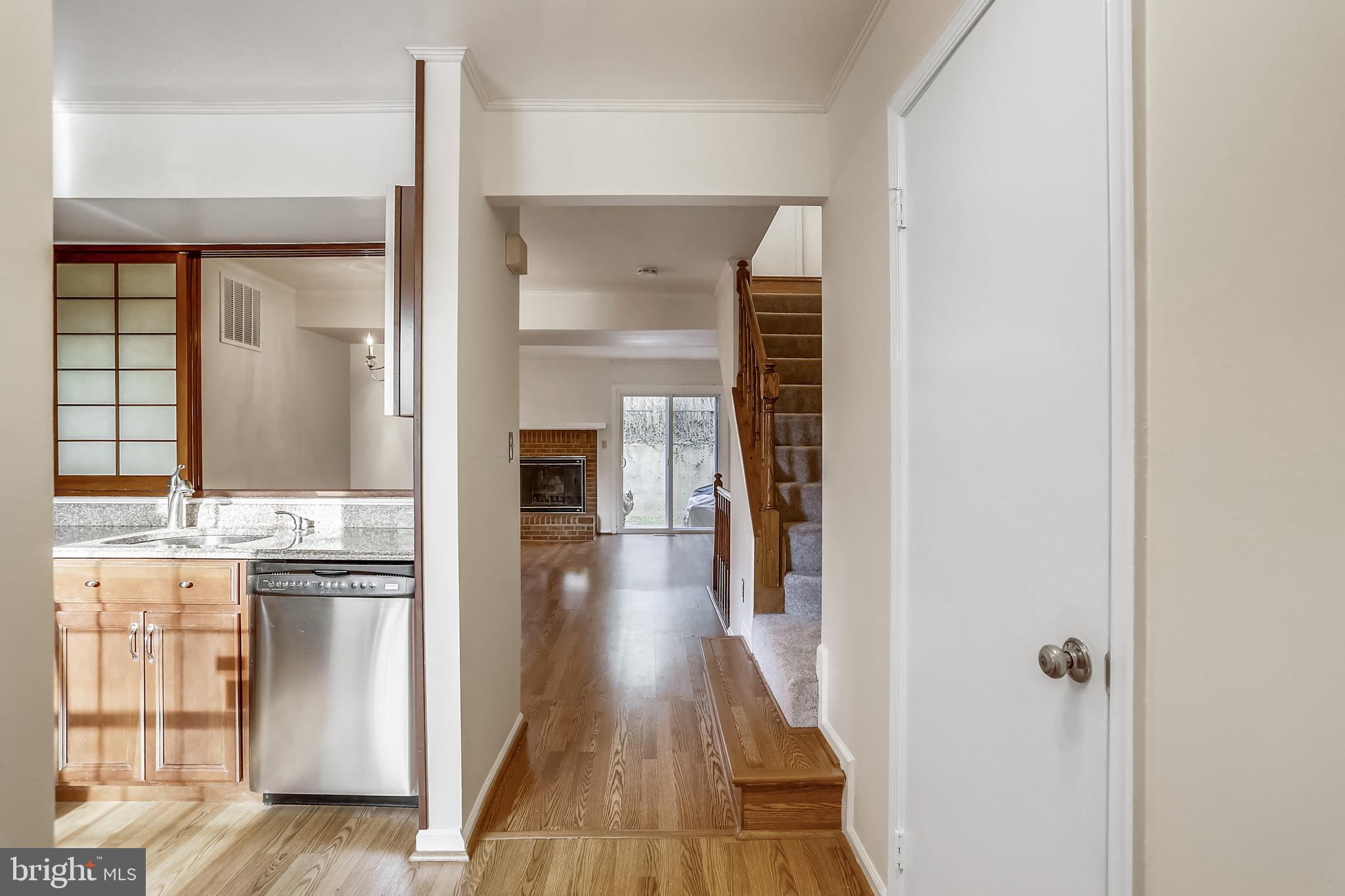Entrance has coat closet