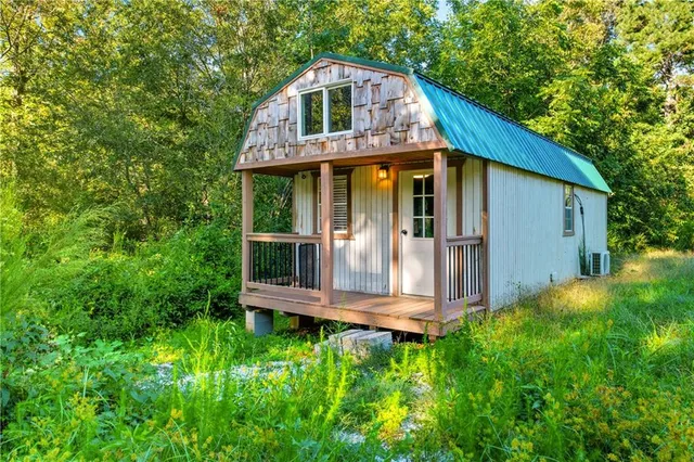 a view of outdoor space and deck