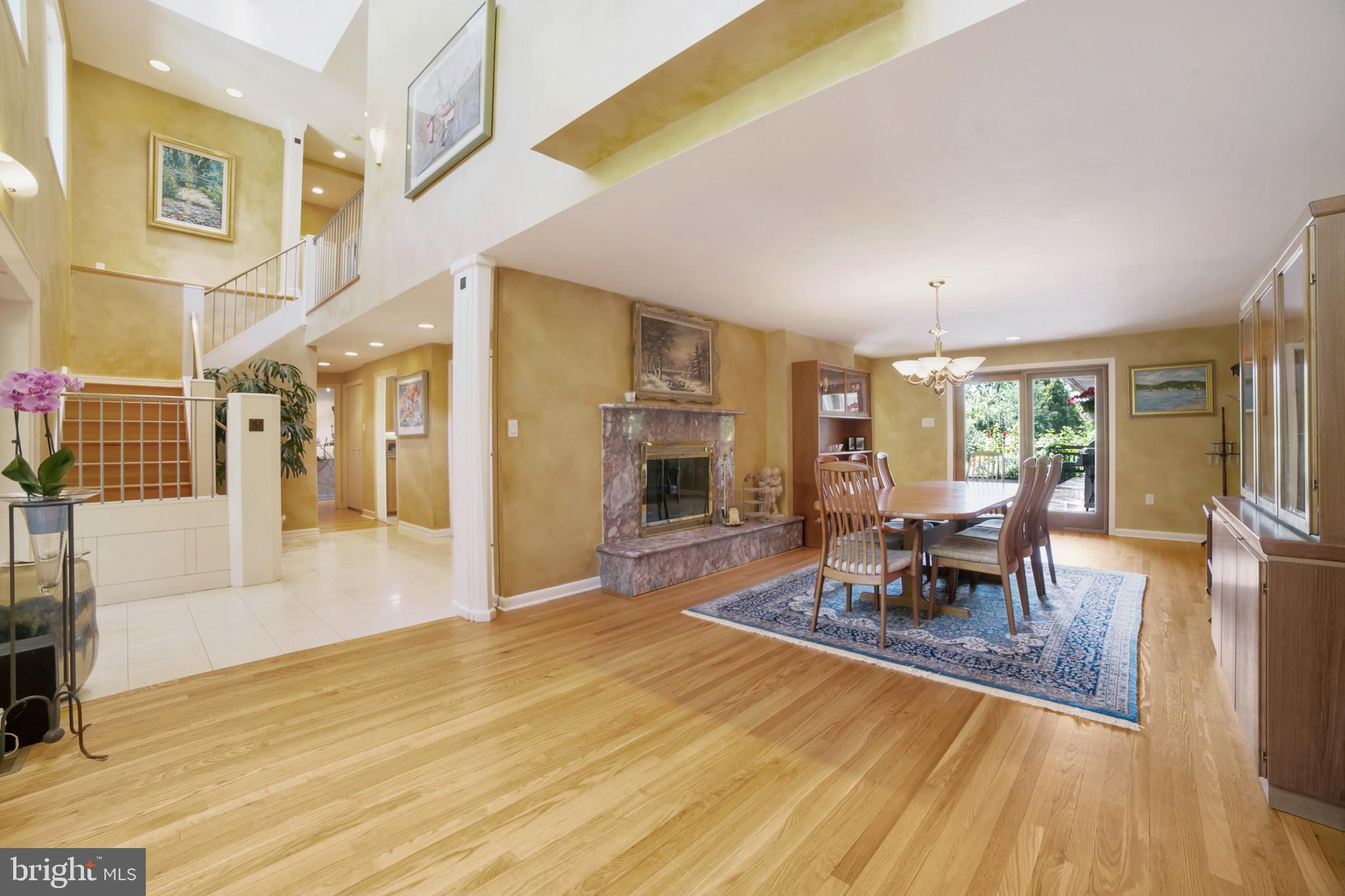1661 Graham Road Jenkintown, PA 19046 - Photo 6 of 40 Dining room with fireplace