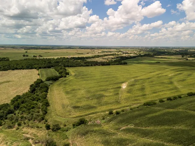 a view of an ocean and beach