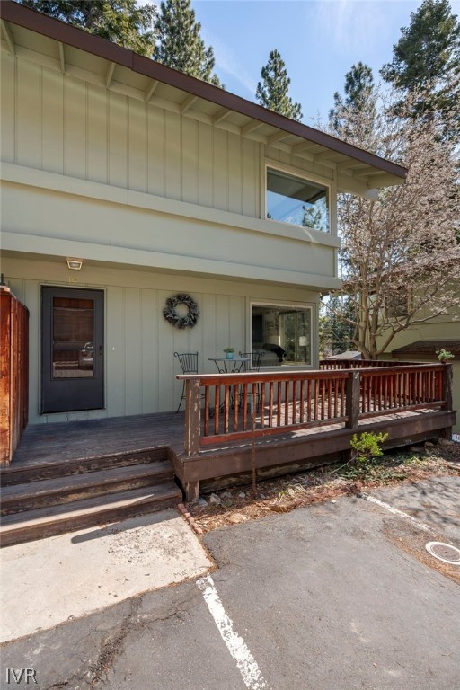 806 Oriole Way, Unit 16 Incline Village, NV 89451 - Photo 15 of 17 a view of a deck with a table and chairs