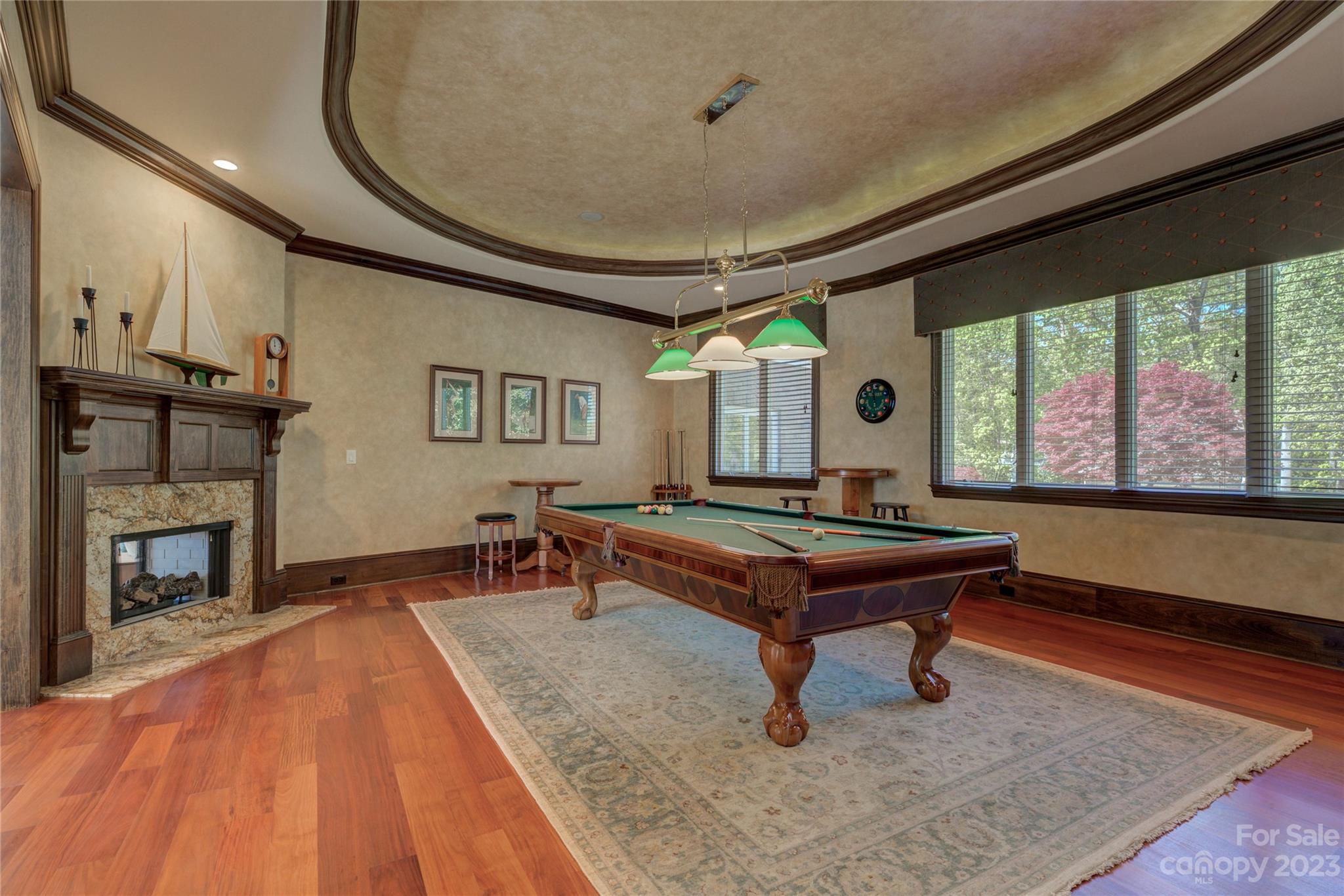 4269 River Oaks Road Clover, SC 29710 - Photo 19 of 48 a room with pool table and windows