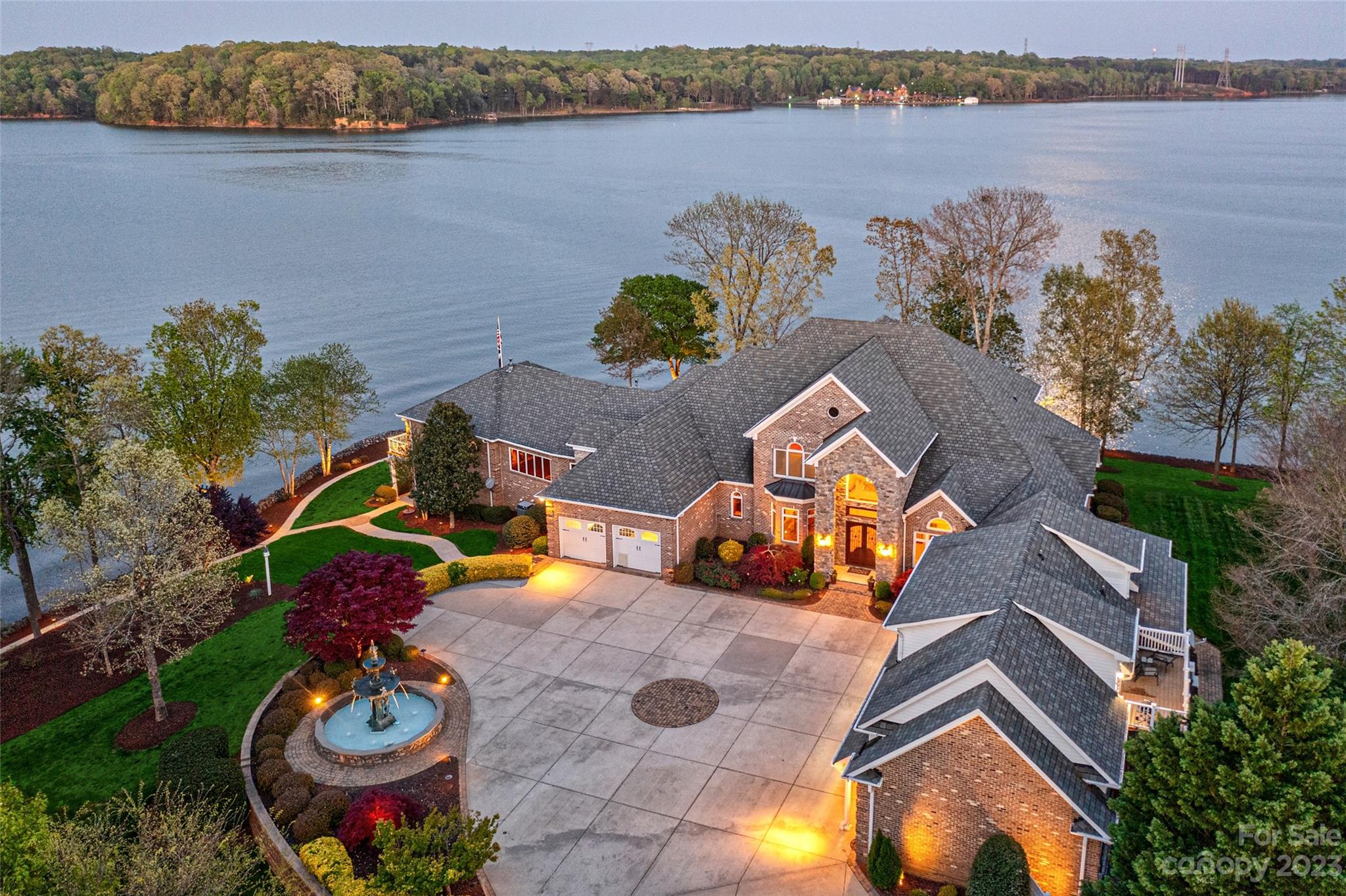 4269 River Oaks Road Clover, SC 29710 - Photo 2 of 48 an aerial view of a house with outdoor space and lake view