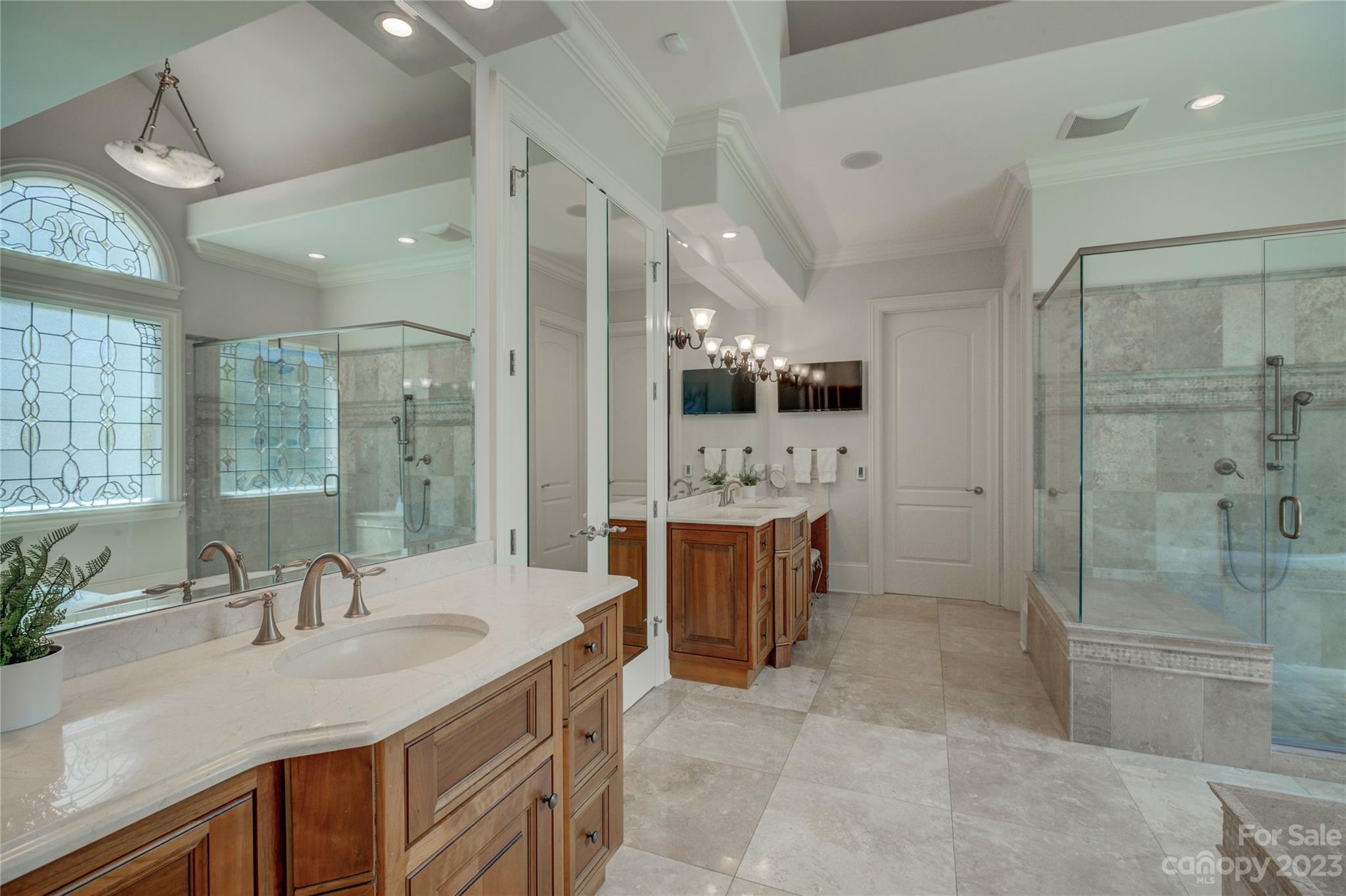 4269 River Oaks Road Clover, SC 29710 - Photo 30 of 48 a bathroom with a tub sink shower and mirror