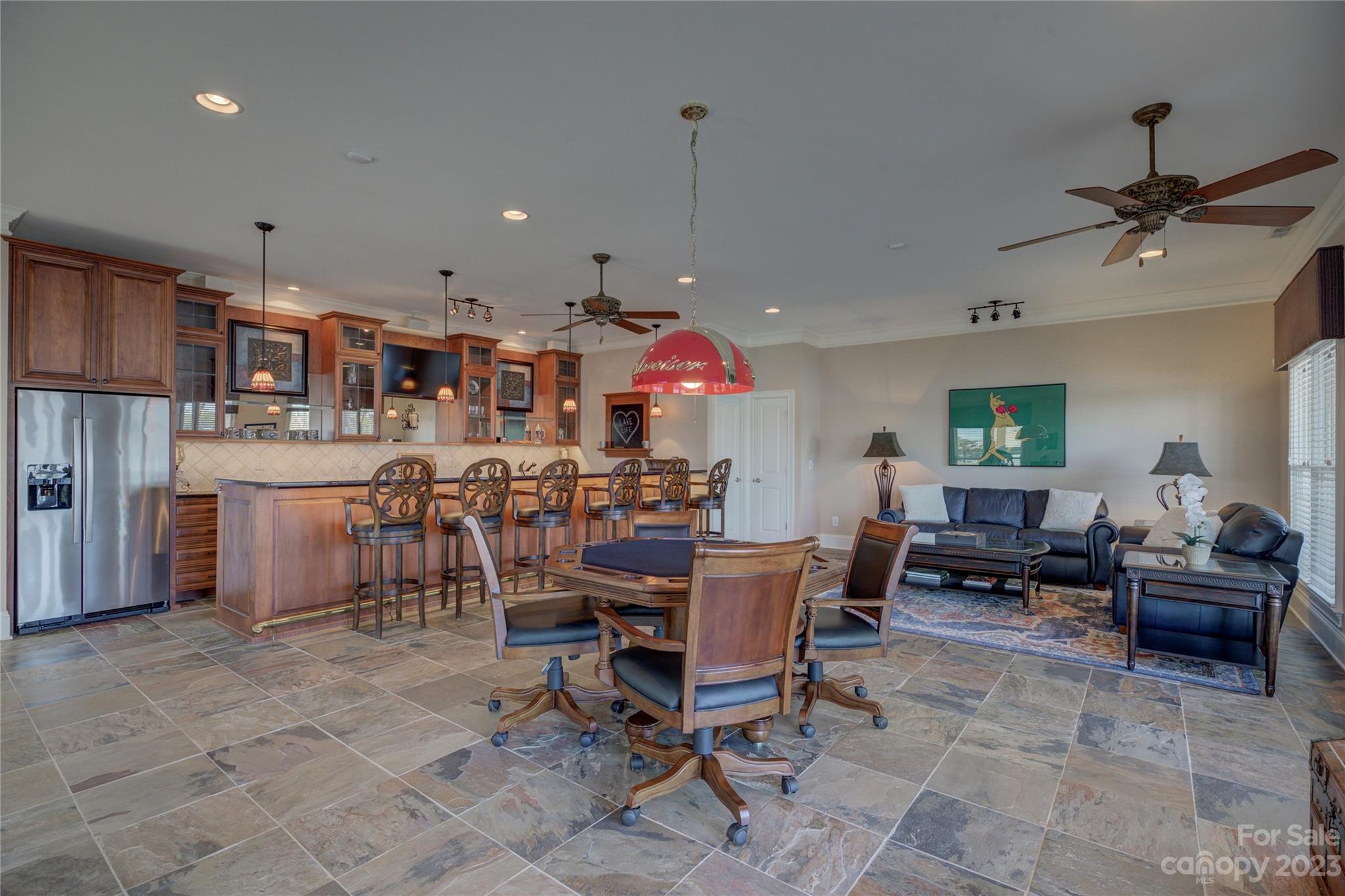 4269 River Oaks Road Clover, SC 29710 - Photo 41 of 48 a living room with lots of furniture and kitchen view