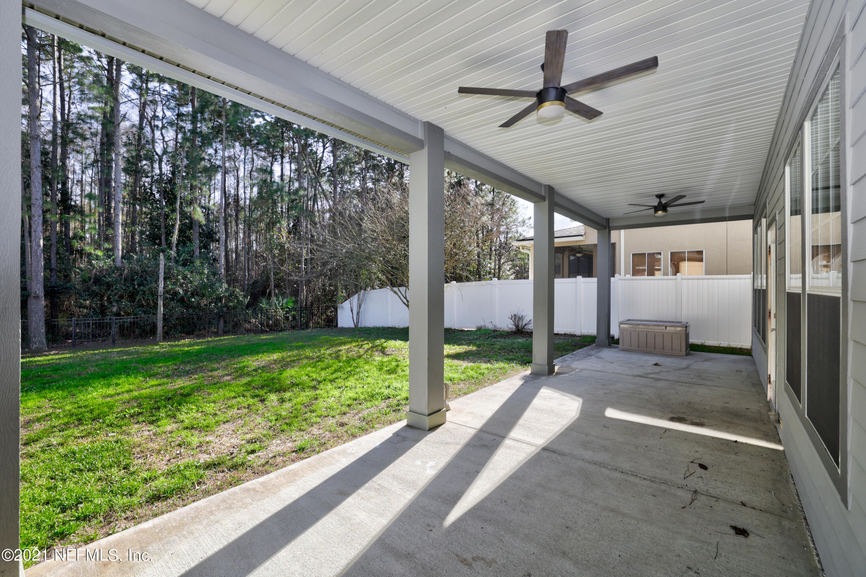 6286 Battlegate Road Jacksonville, FL 32258 - Photo 27 of 32 Covered Lanai w Ceiling Fans