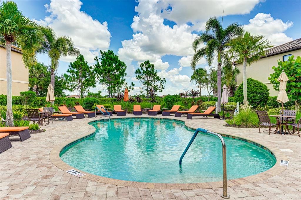 13719 Messina Loop, Unit 101 Lakewood Ranch, FL 34211 - Photo 77 of 77 a view of swimming pool from a lounge chair
