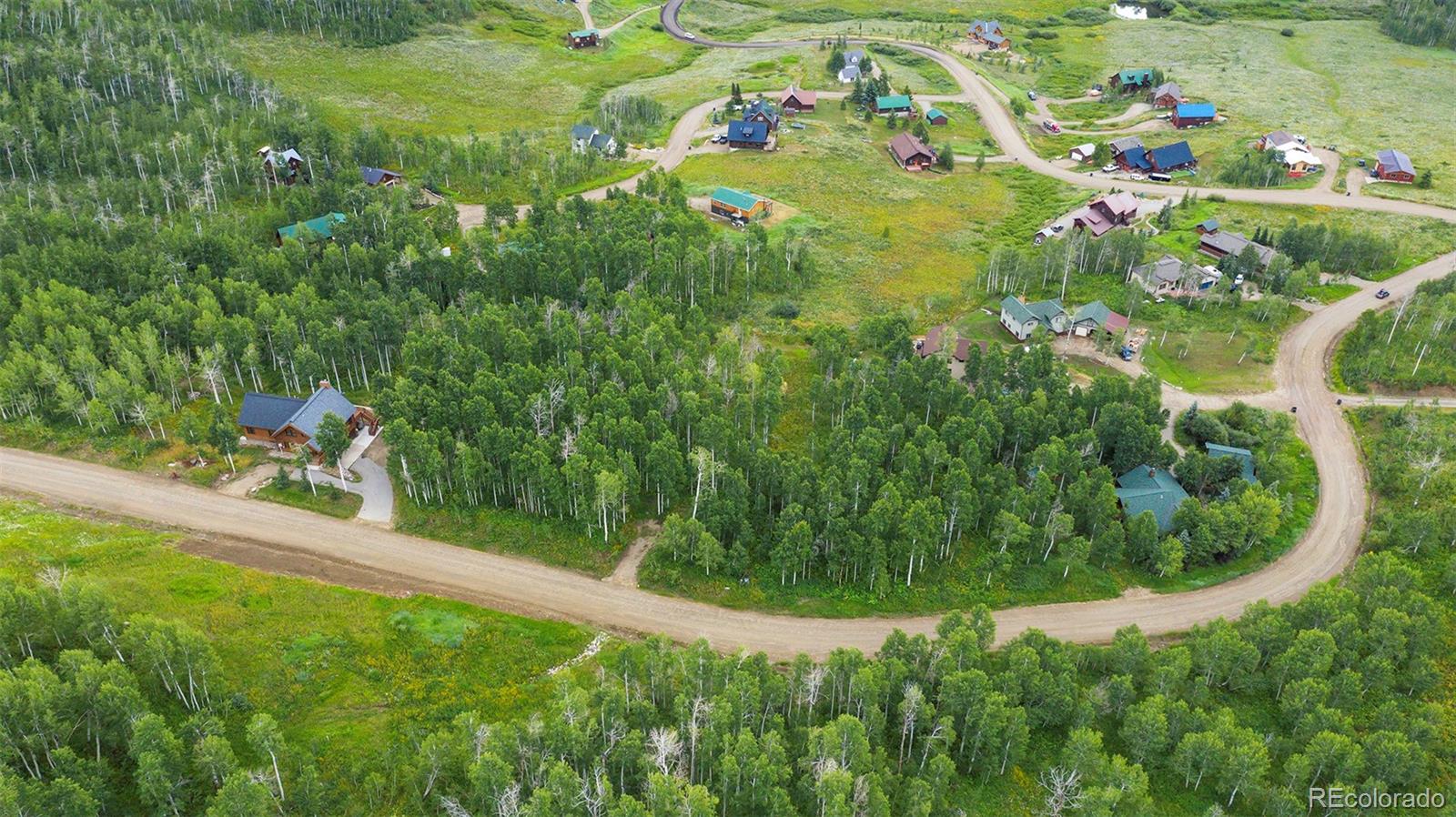 57730 Longfellow Way Clark, CO 80428 - Photo 1 of 9 a view of a garden with a flower garden