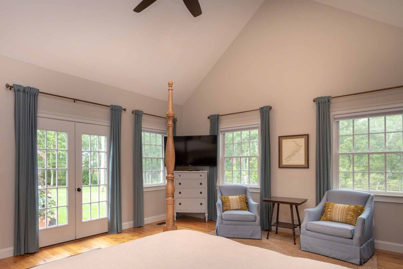 14 North Bog Road Edgartown, MA 02539 - Photo 24 of 46 a living room with furniture and a flat screen tv