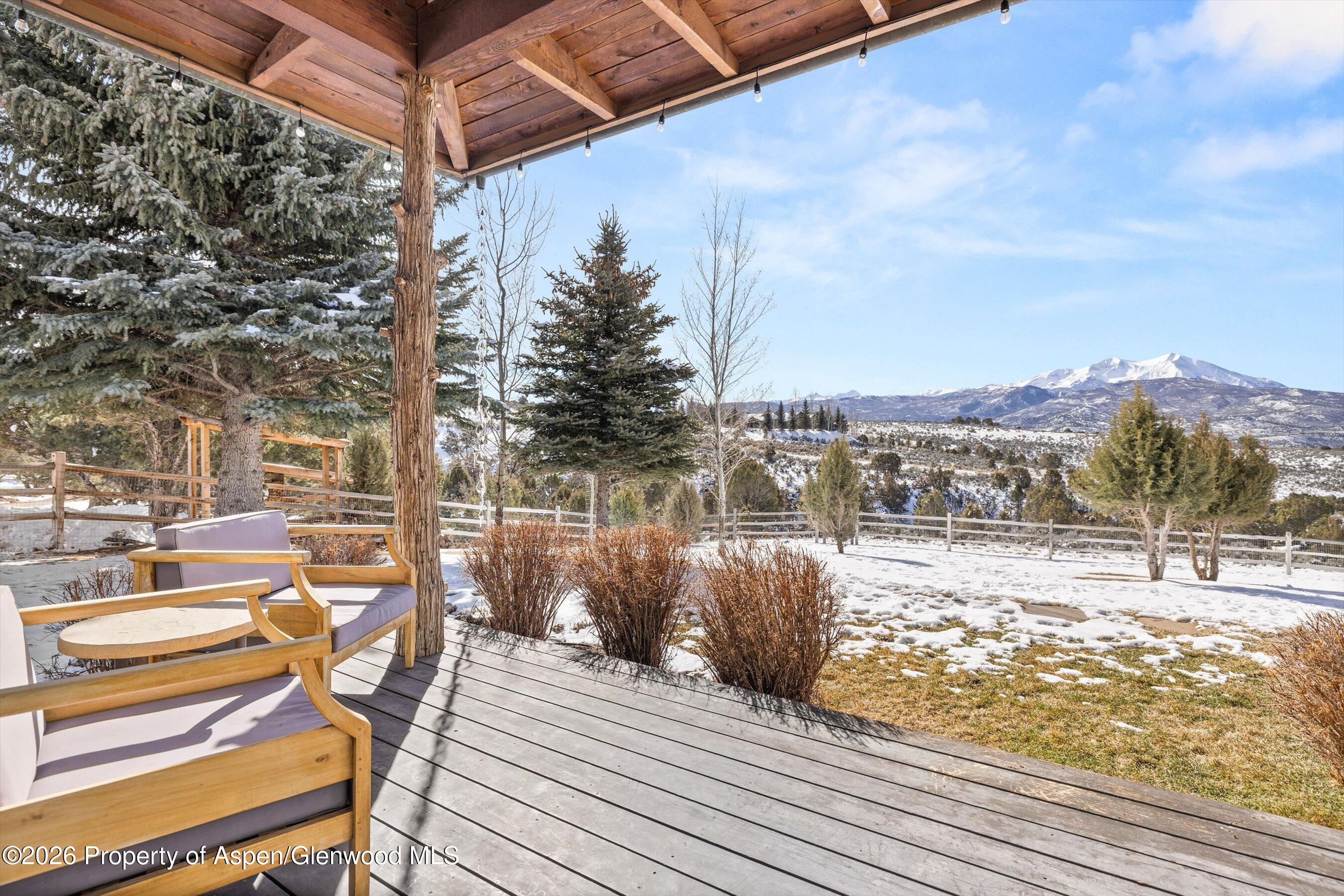 31 Wind River Road Carbondale, CO 81623 - Photo 31 of 46 a view of a terrace with skyline