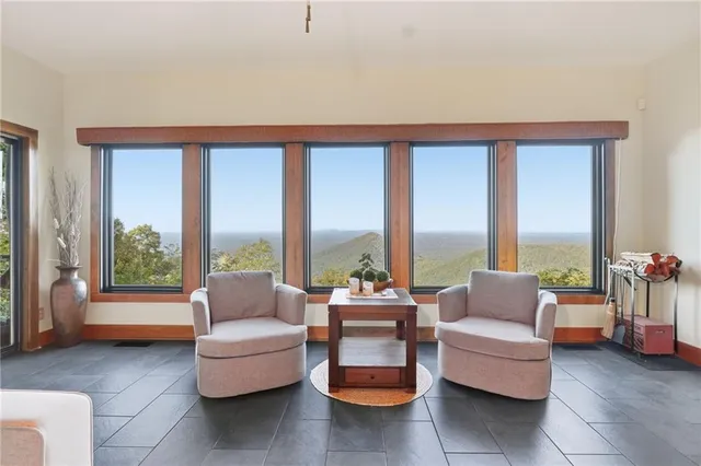 a very nice looking room with a large window