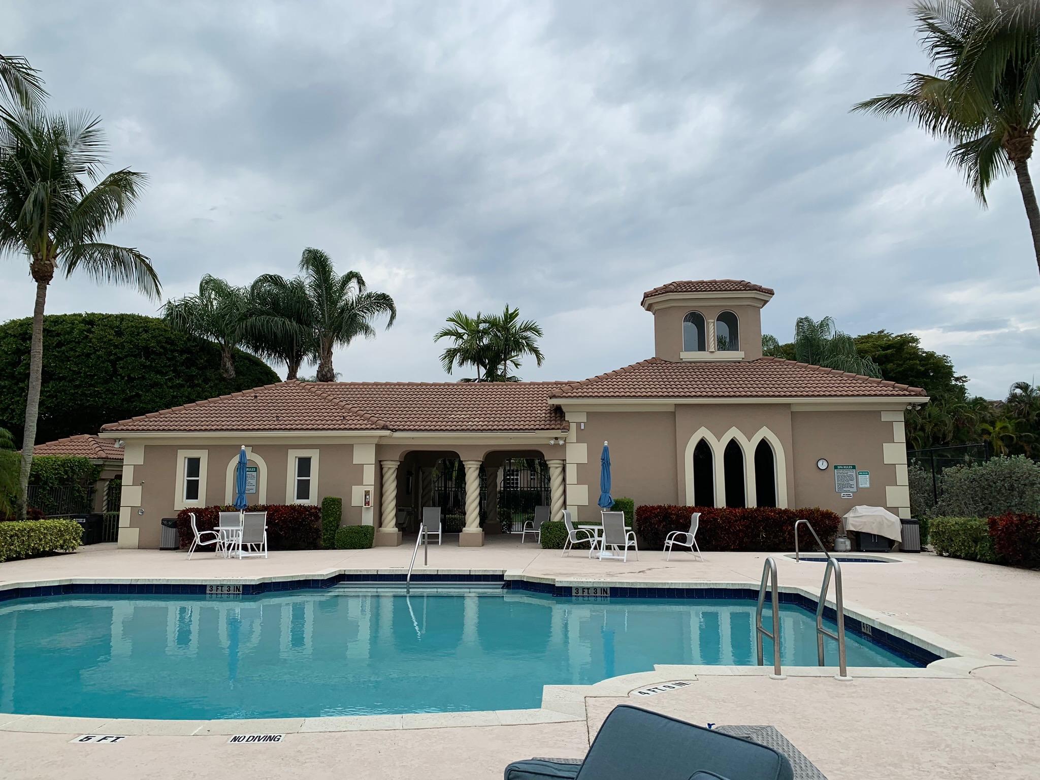 16055 Sims Road, Unit C101 Delray Beach, FL 33484 - Photo 42 of 46 Pool and clubhouse