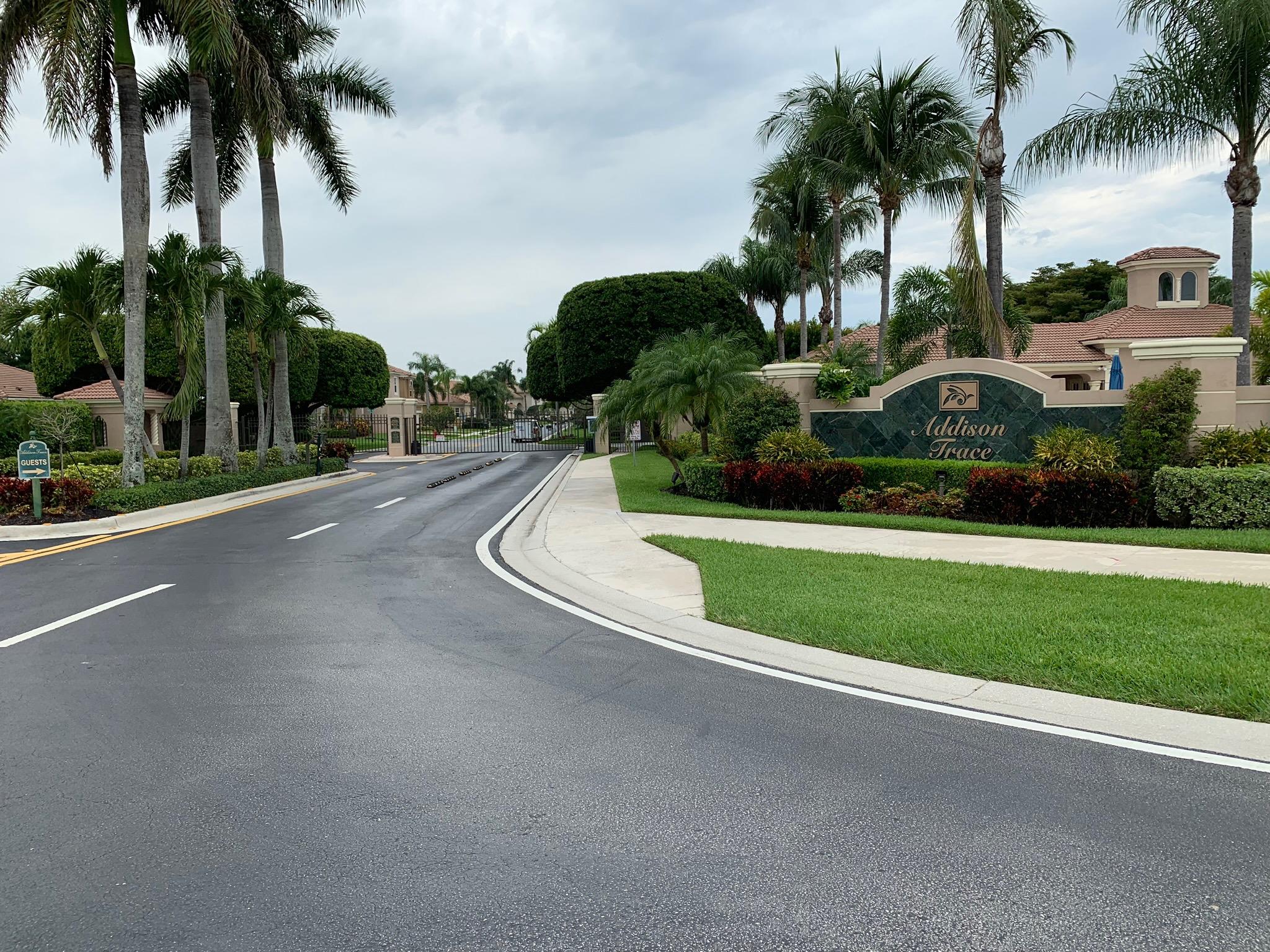 16055 Sims Road, Unit C101 Delray Beach, FL 33484 - Photo 46 of 46 Gated entrance into development
