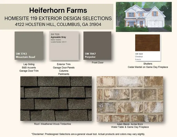 a picture of a bench in front of building