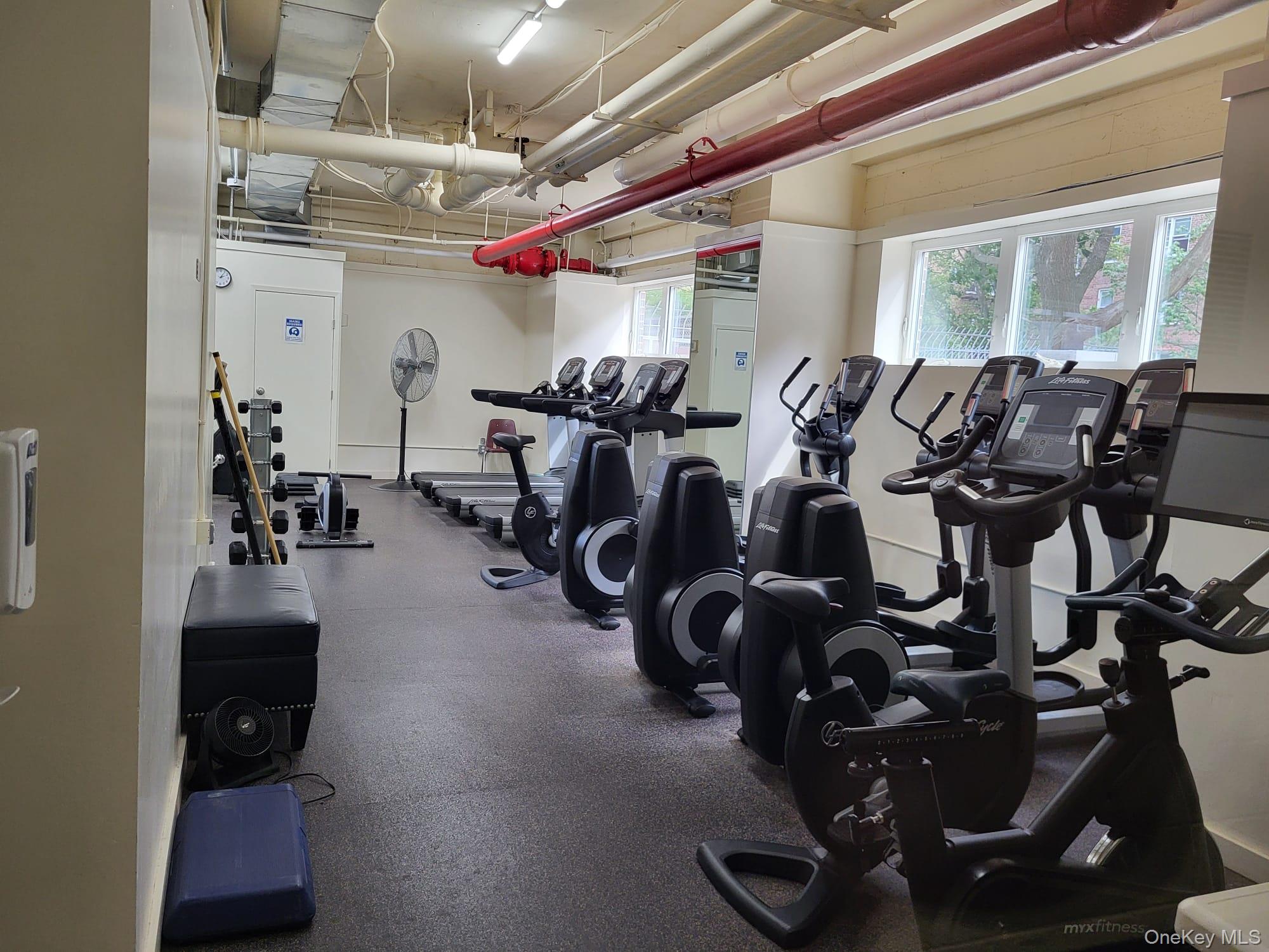 102-10 66th Road, Unit 25A Queens, NY 11375 - Photo 17 of 20 a gym room with lots of gym equipment