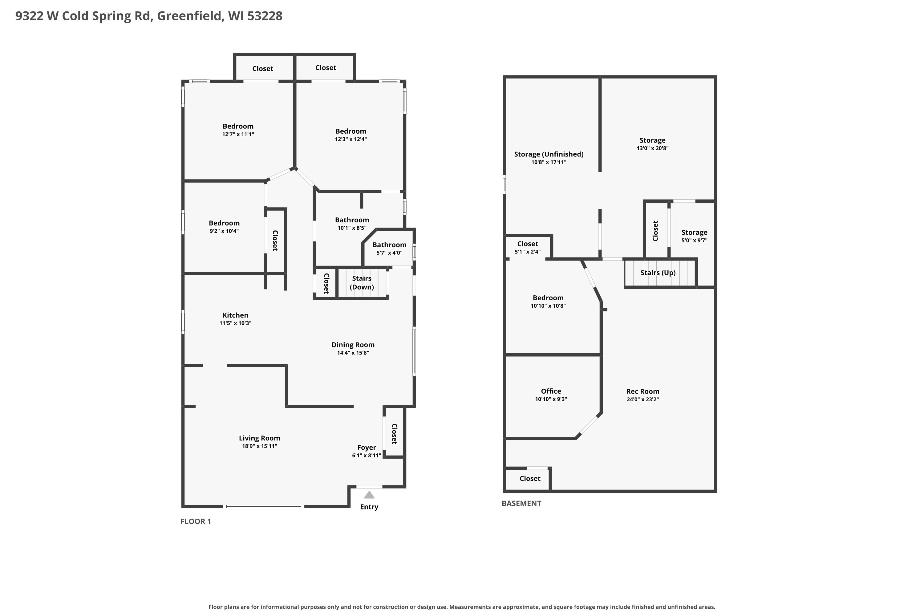9322 West Cold Spring Road Greenfield, WI 53228 - Photo 43 of 43 Total Floor Plan