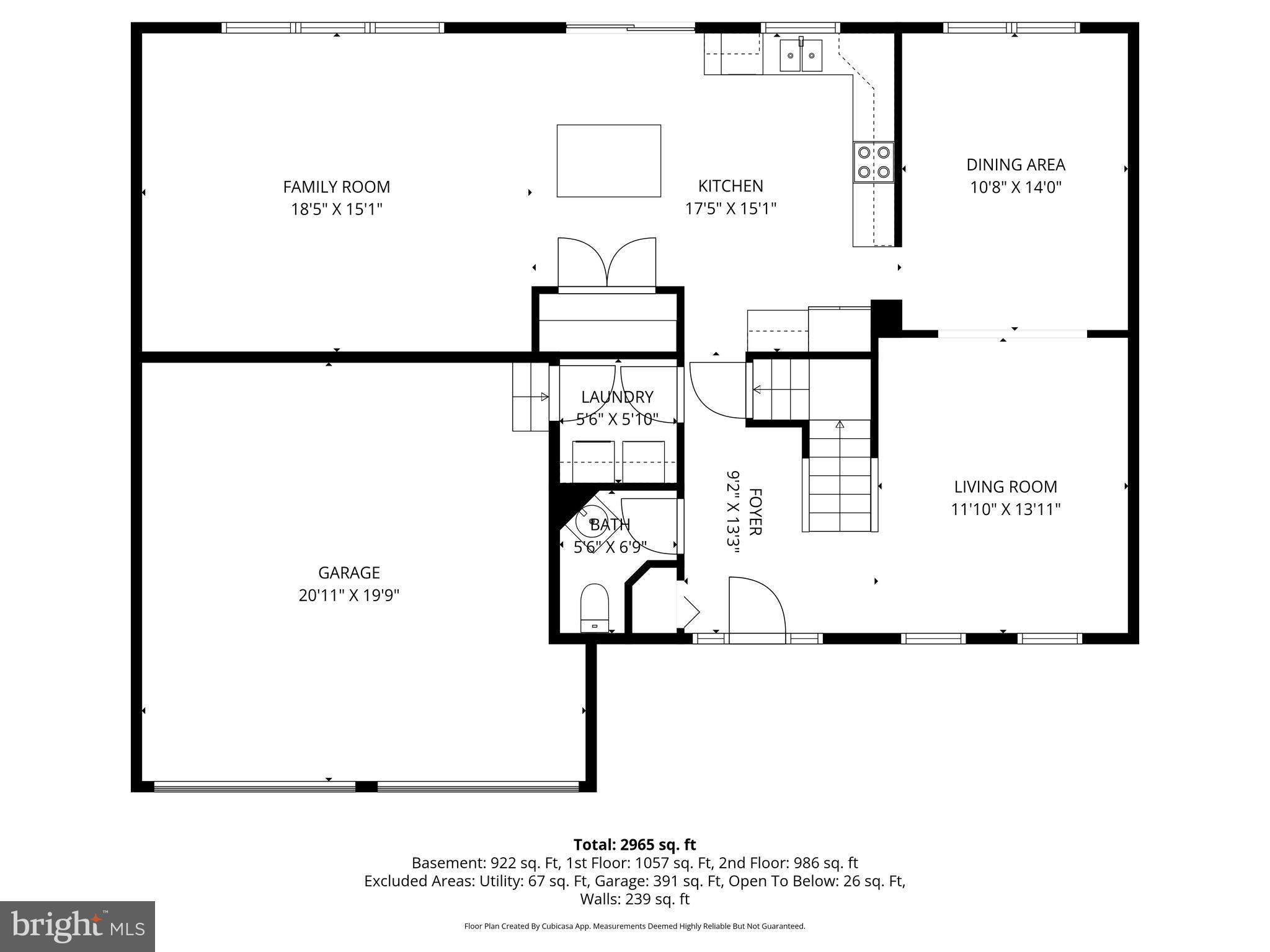 3171 Pyramid Circle Manchester, MD 21102 - Photo 36 of 38 Main level floor plan