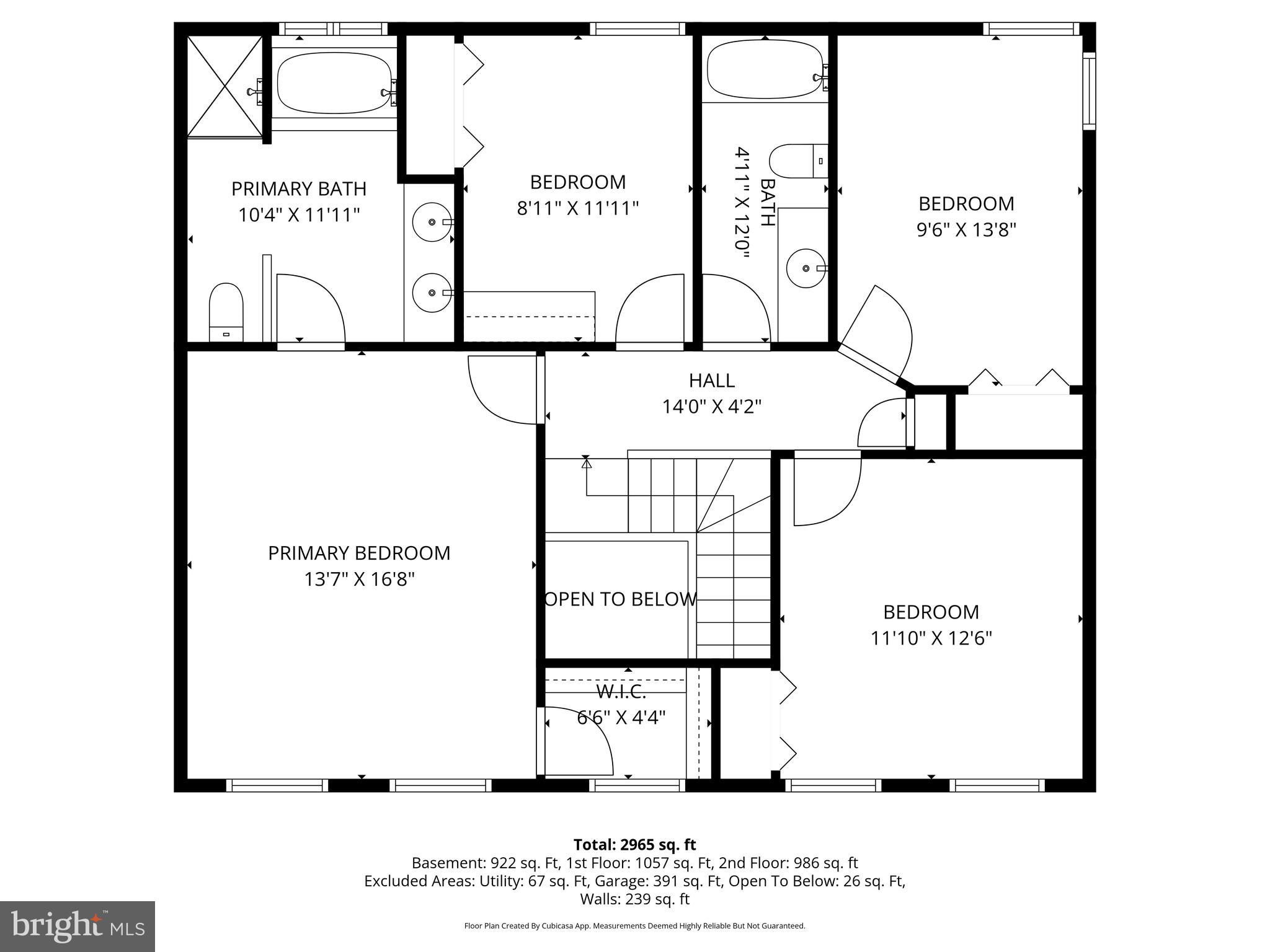 3171 Pyramid Circle Manchester, MD 21102 - Photo 37 of 38 Upper level floor plan