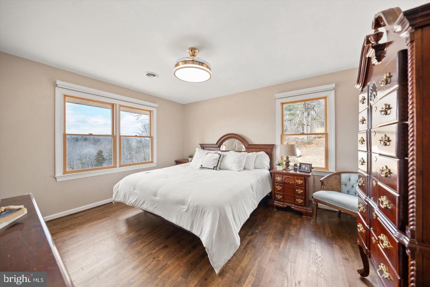436 Castleton Road Castleton, VA 22716 - Photo 29 of 48 Serene bedroom with scenic views.