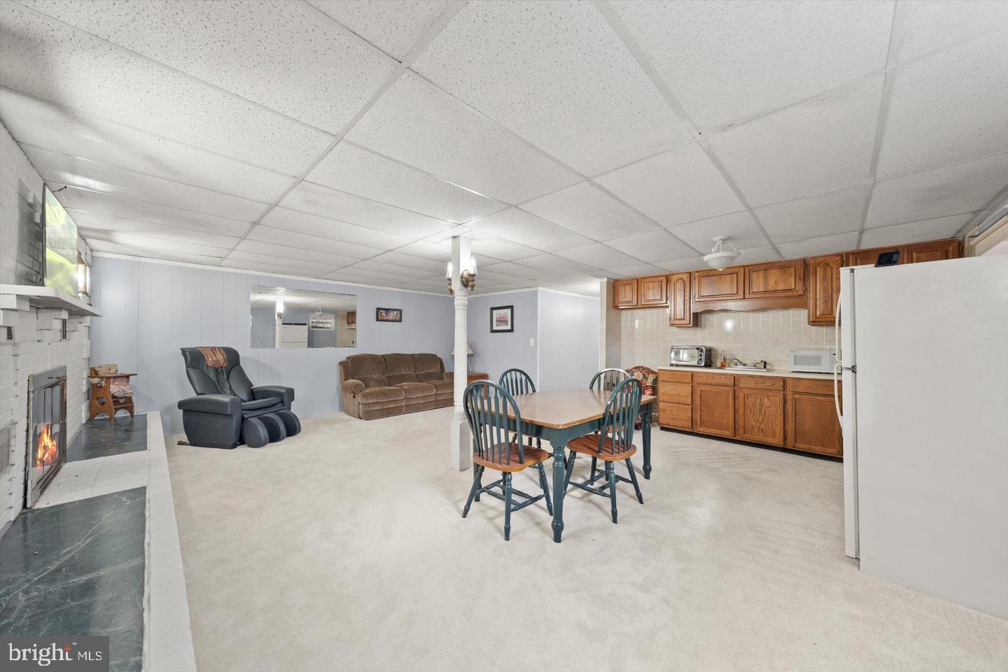436 Castleton Road Castleton, VA 22716 - Photo 34 of 48 Cozy basement retreat with kitchen.
