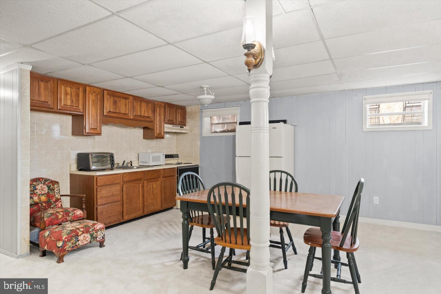 436 Castleton Road Castleton, VA 22716 - Photo 36 of 48 Cozy basement kitchen and dining area.