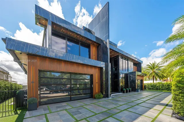 a front view of a building with entryway