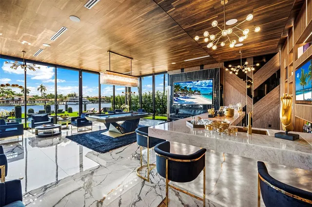 a patio with yard table and chairs