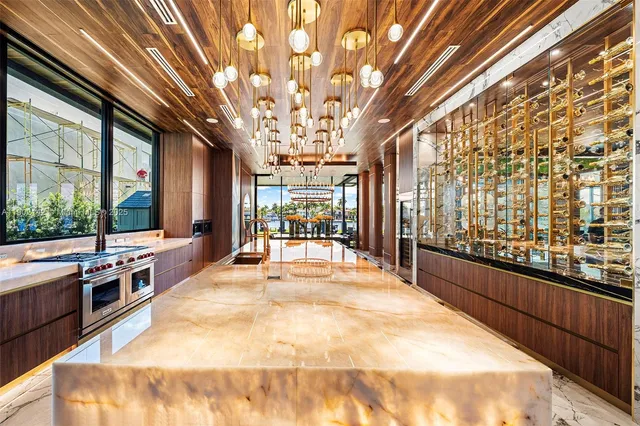 a view of swimming pool with seating area