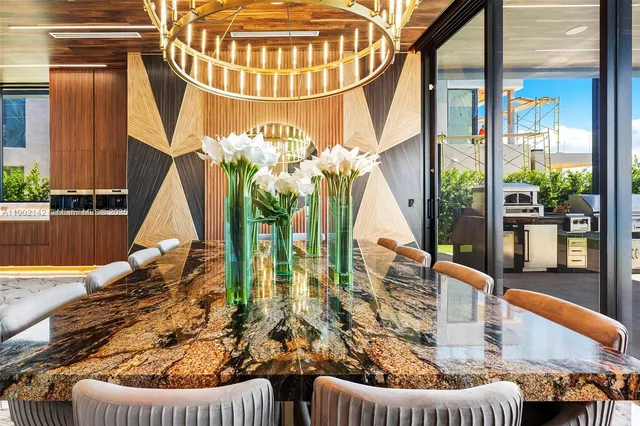 a view of a wooden door