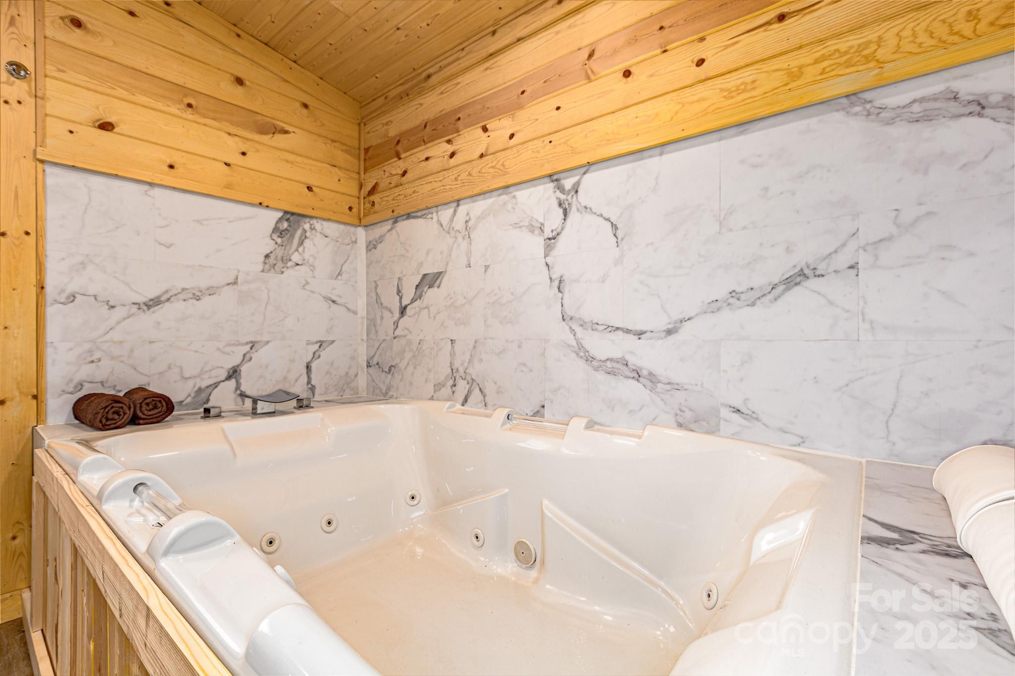 459 Vaughan Road Spruce Pine, NC 28777 - Photo 19 of 35 a bathroom with a bathtub and shower