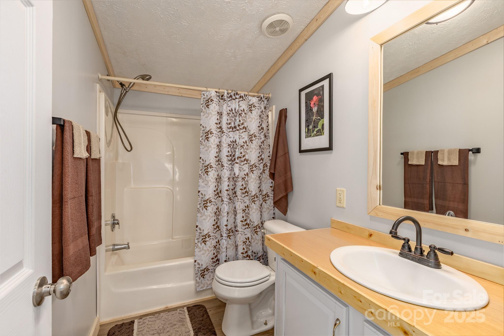 459 Vaughan Road Spruce Pine, NC 28777 - Photo 24 of 35 a bathroom with a sink toilet and shower