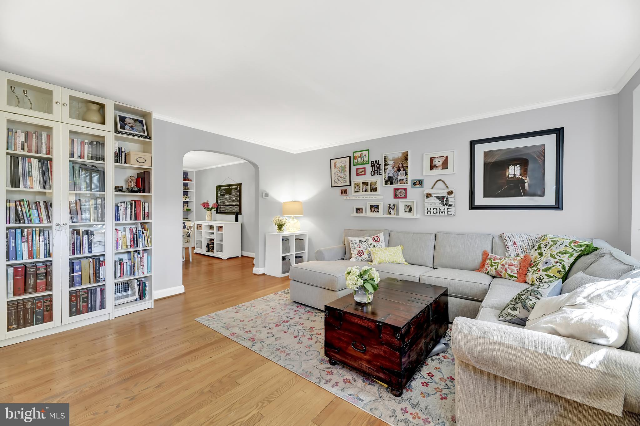 144 Brandon Road Baltimore, MD 21212 - Photo 2 of 13 Light filled living room