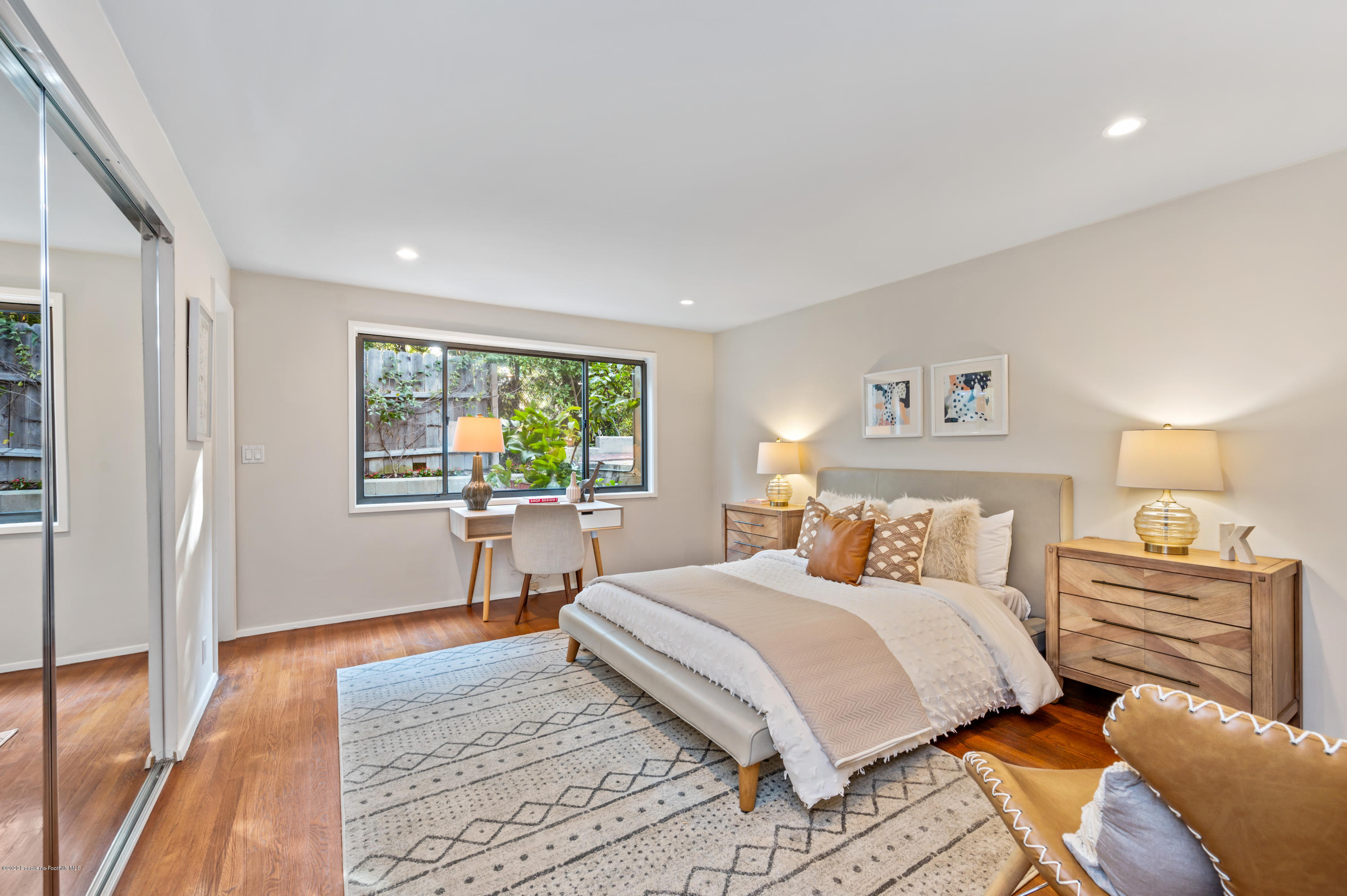 1225 Mesa Road San Marino, CA 91108 - Photo 20 of 48 a bedroom with a bed and a window