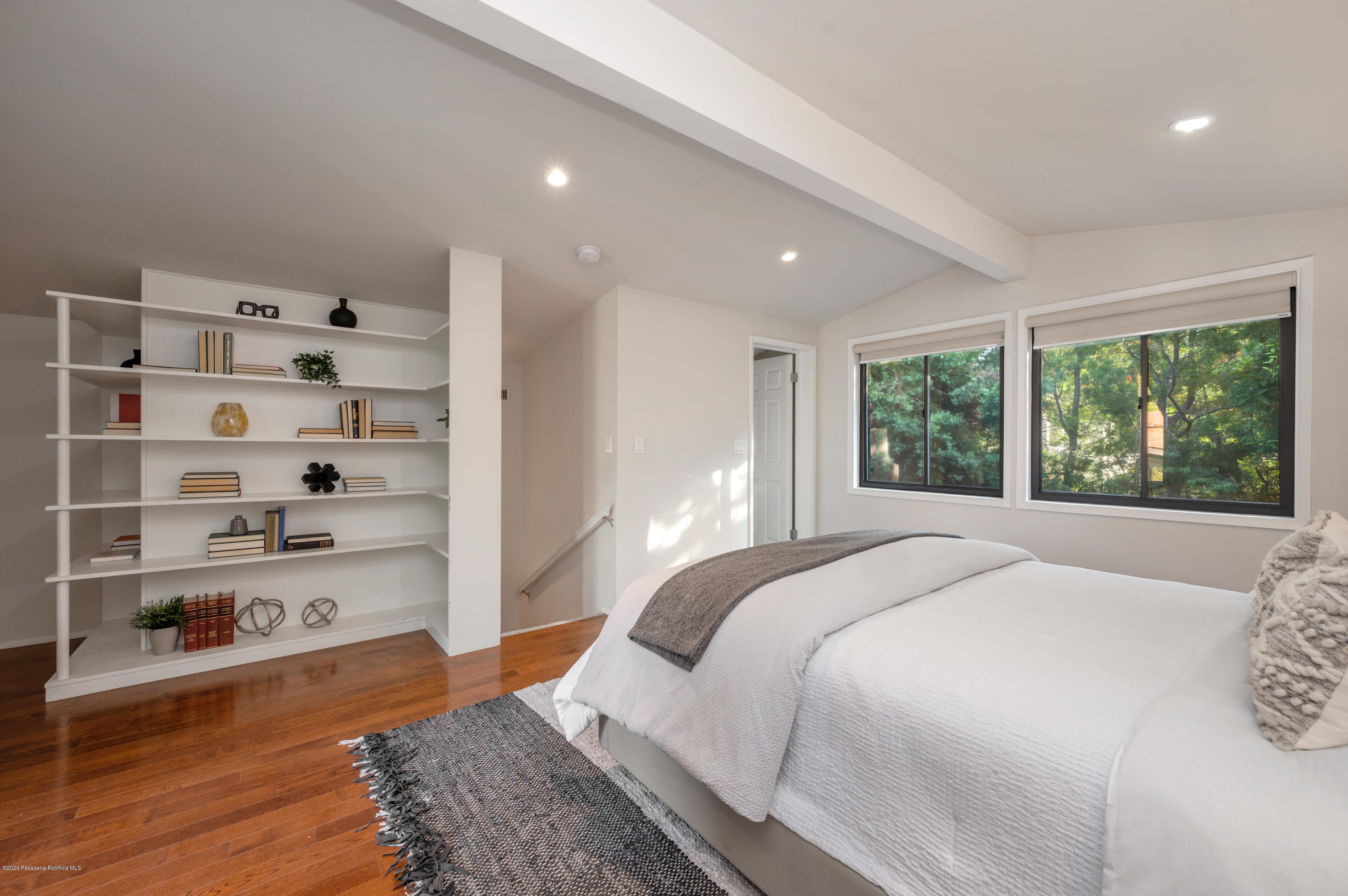 1225 Mesa Road San Marino, CA 91108 - Photo 27 of 48 a bedroom with a bed and a window