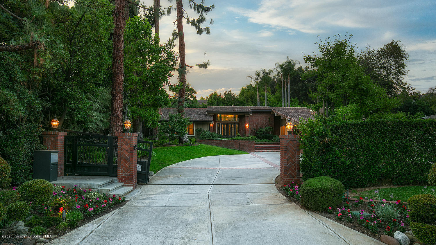 1225 Mesa Road San Marino, CA 91108 - Photo 44 of 48 a view of a yard with potted plants