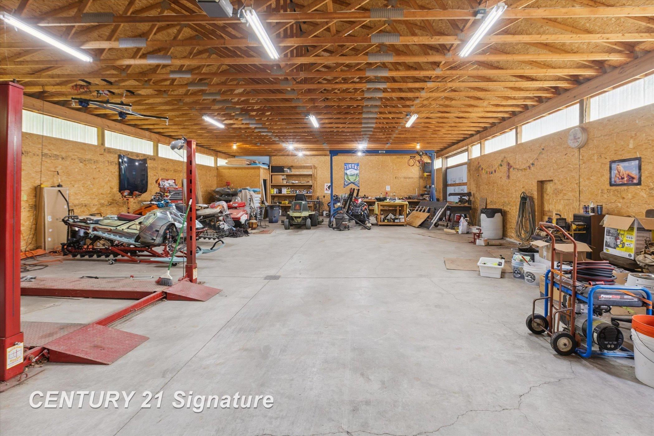 132 North 9 Mile Road Midland, MI 48640 - Photo 68 of 84 Interior of pole barn