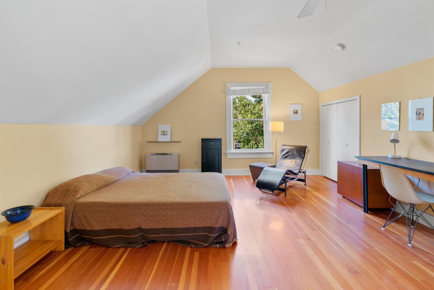 603 Mission Street Santa Cruz, CA 95060 - Photo 68 of 77 a bedroom with a bed and a window